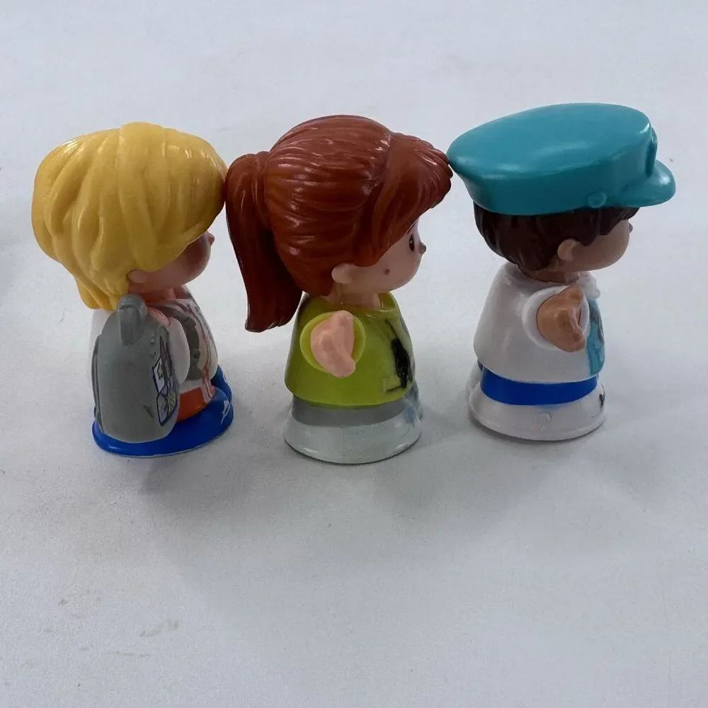 Lot of 6 Little People Figures Various Characters Careers Fireman Doctor